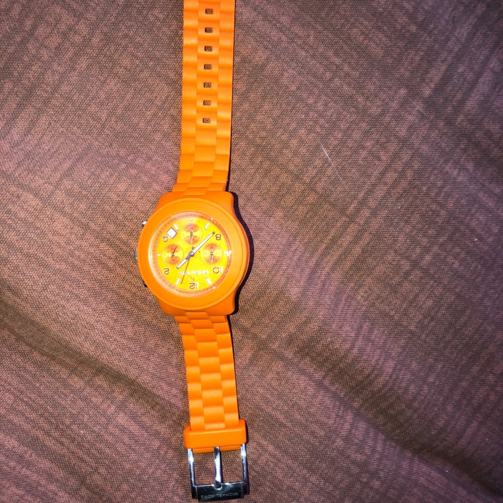 Michael Kors Polyurethane Chronograph Watch